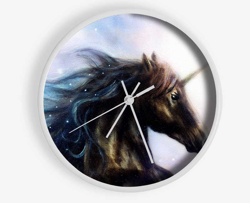 Stunning Unicorn Beauty Clock - Wallart-Direct UK