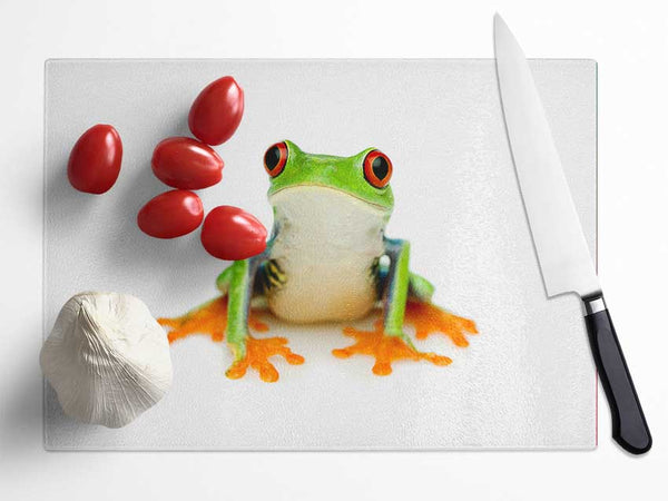 Frog Call Glass Chopping Board