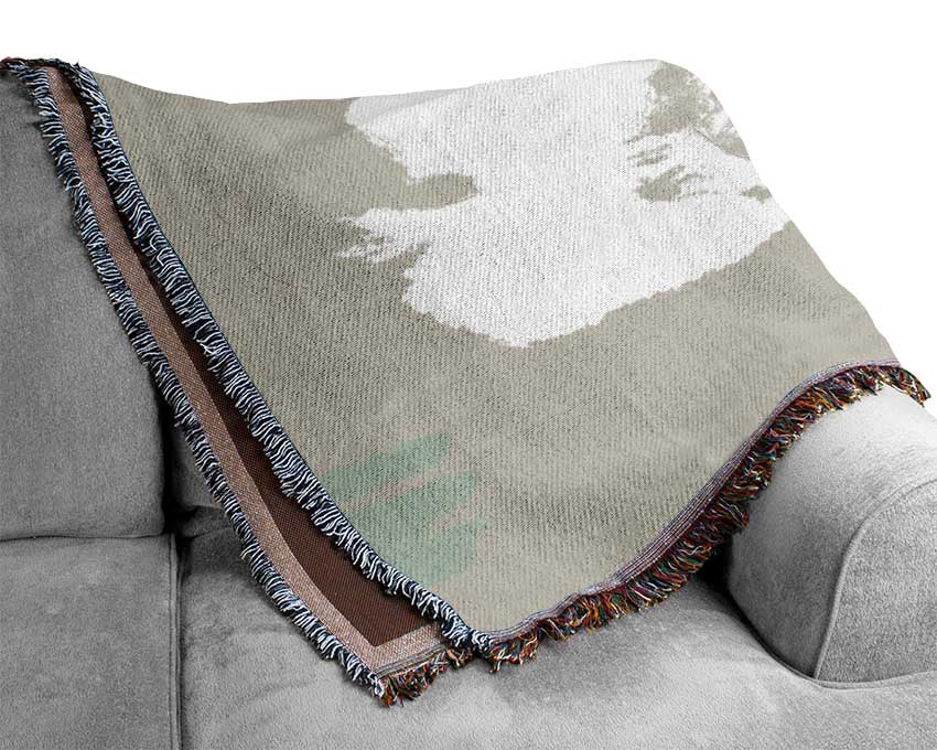 Stunning Swan Splash Woven Blanket