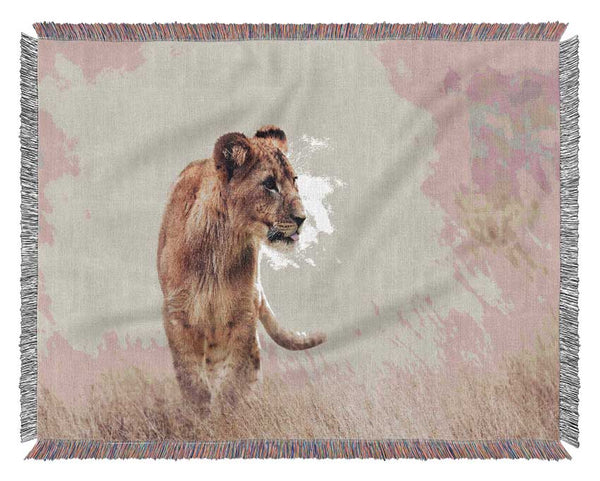 Lioness Teen Woven Blanket