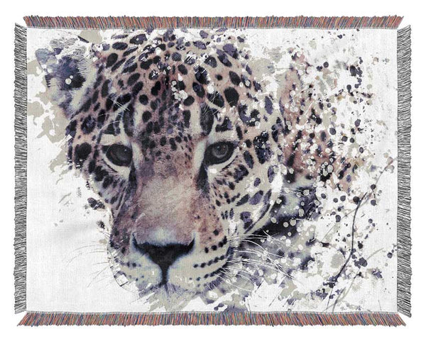 Leopard Splash Woven Blanket