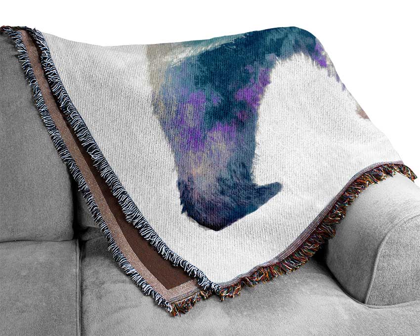 Polar Bear Glory Woven Blanket