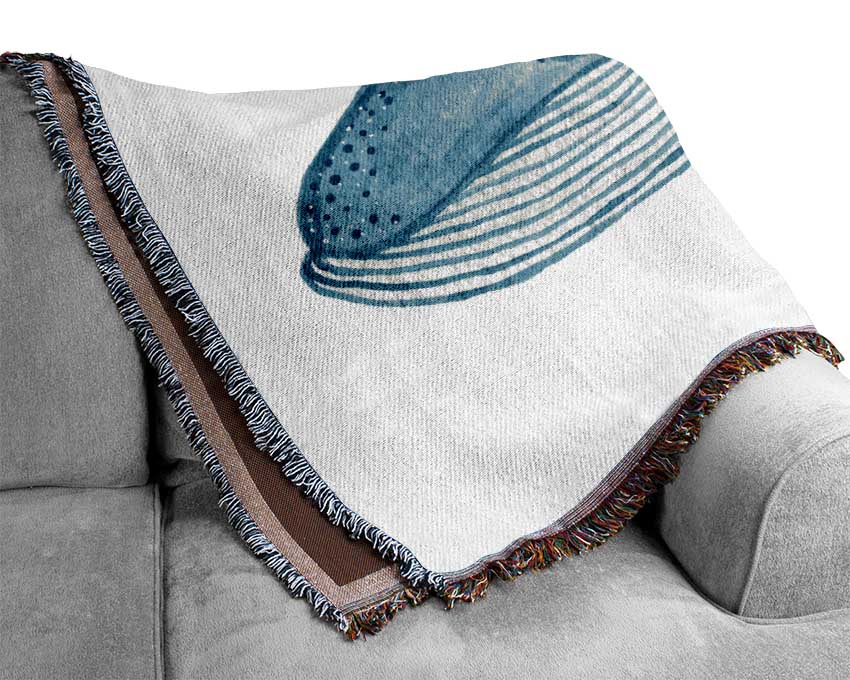 Blue Whale Woven Blanket