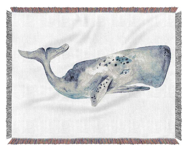 Whale Woven Blanket