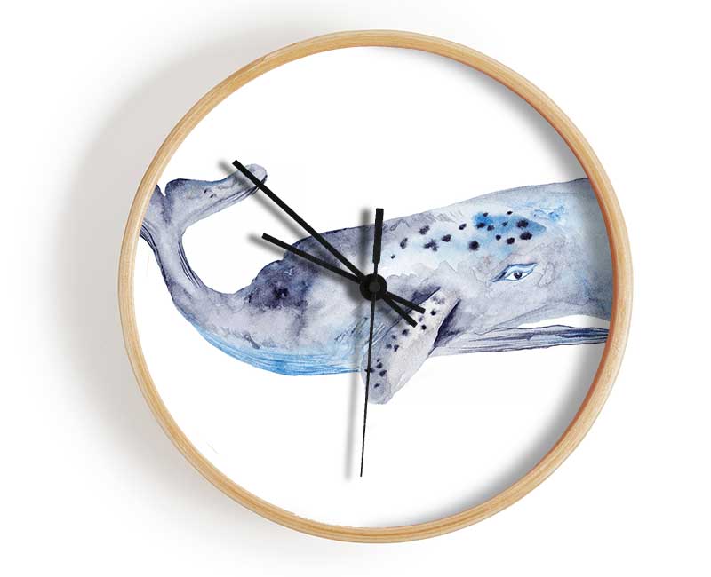 Whale Clock - Wallart-Direct UK