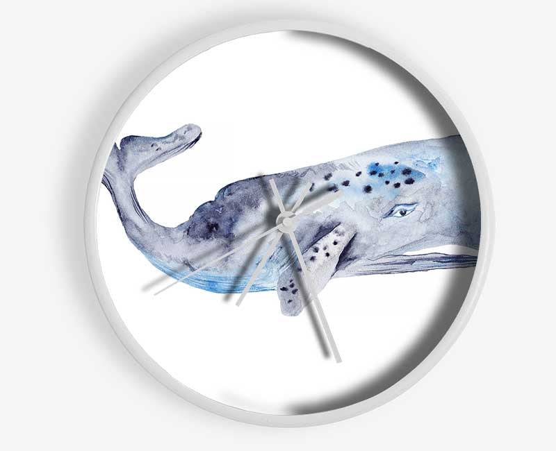 Whale Clock - Wallart-Direct UK