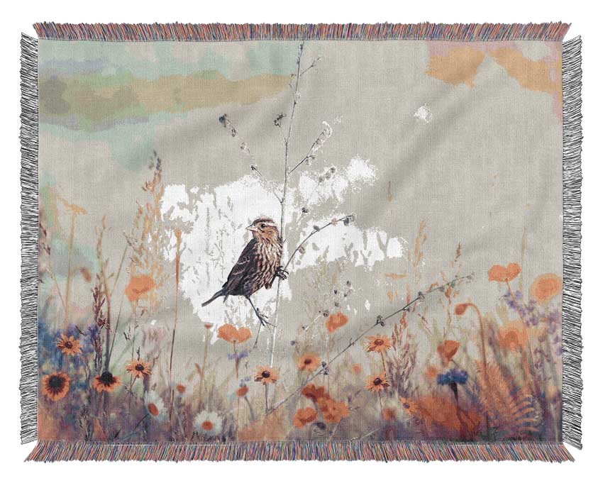 Bird in Paradise Woven Blanket