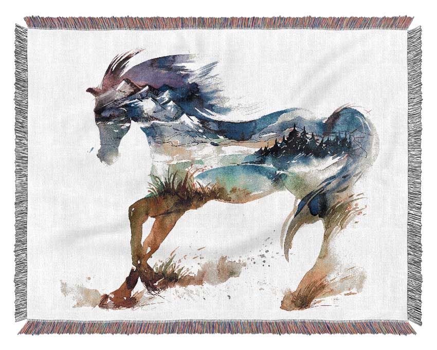 Horse Dreams Woven Blanket