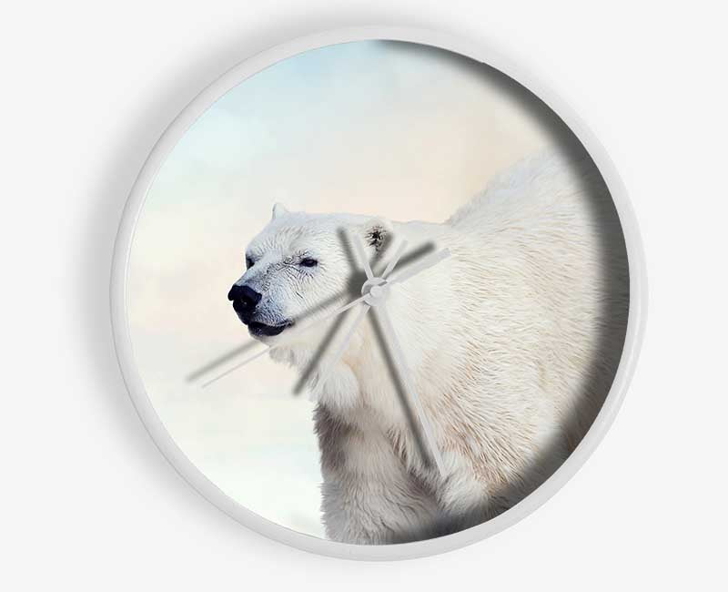 Polar Bear Wonder Clock - Wallart-Direct UK