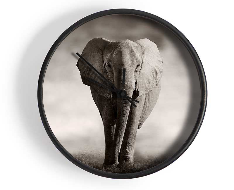 Lonesome Elephant Clock - Wallart-Direct UK