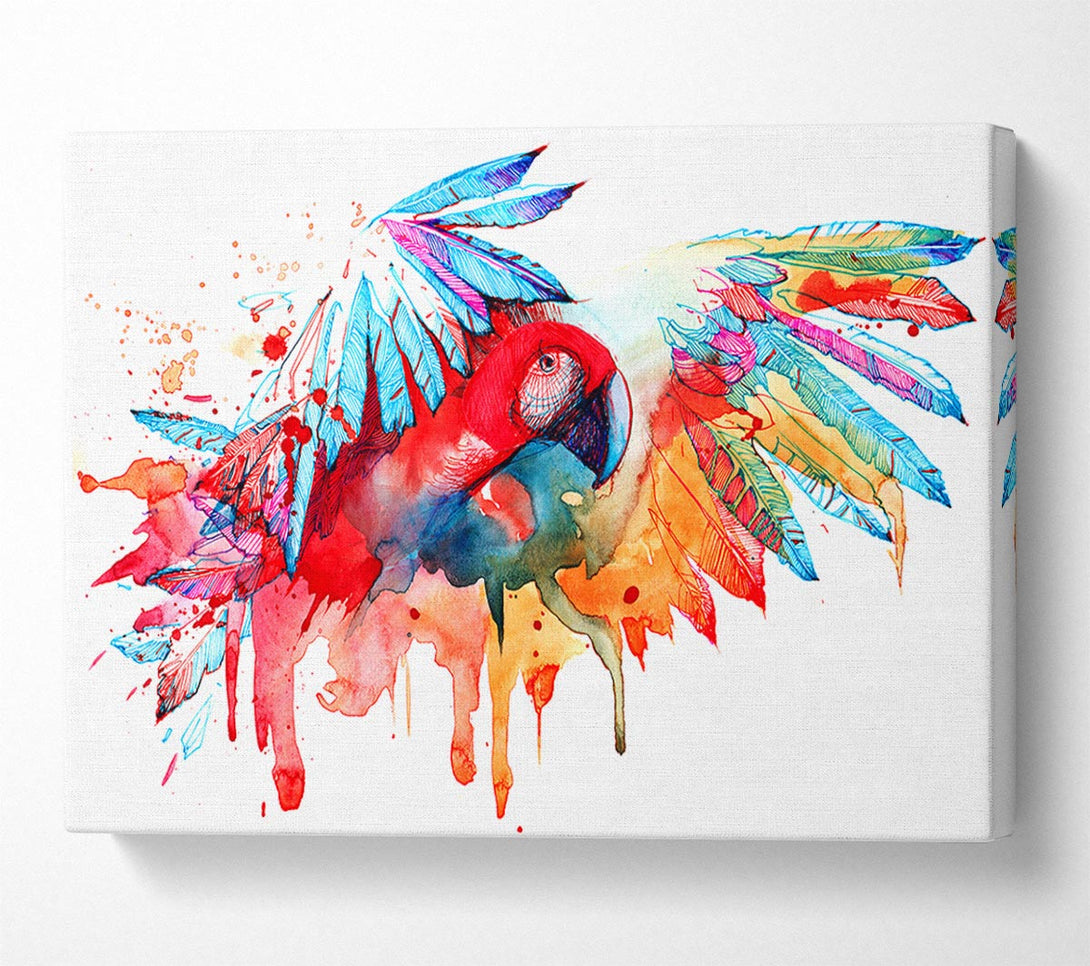 Picture of Colourful Parrot Canvas Print Wall Art