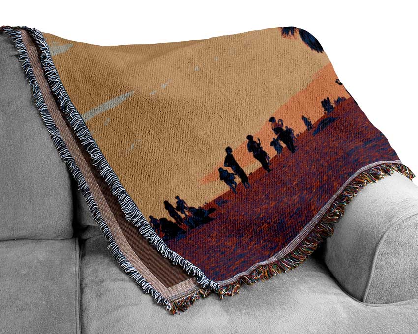 Santa Monica Sunset Woven Blanket