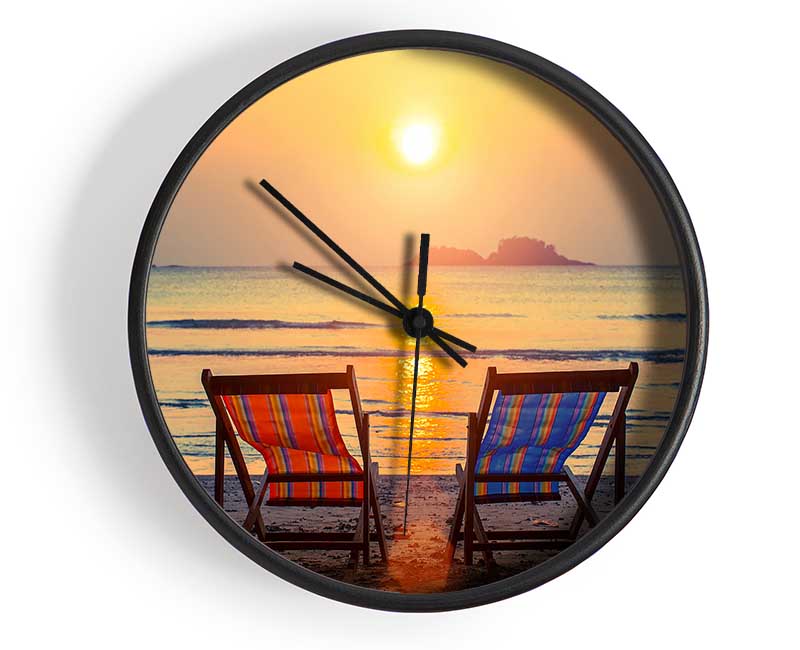 Lovers Paradise Clock - Wallart-Direct UK