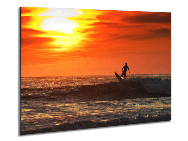 Sunset Surfing