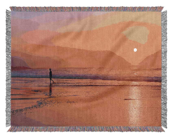 Strolling In Paradise Woven Blanket