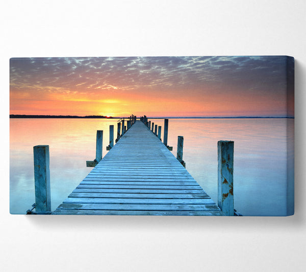 Peaceful Boardwalk Skies