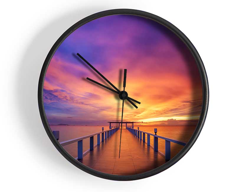 Tranquil Glow Clock - Wallart-Direct UK