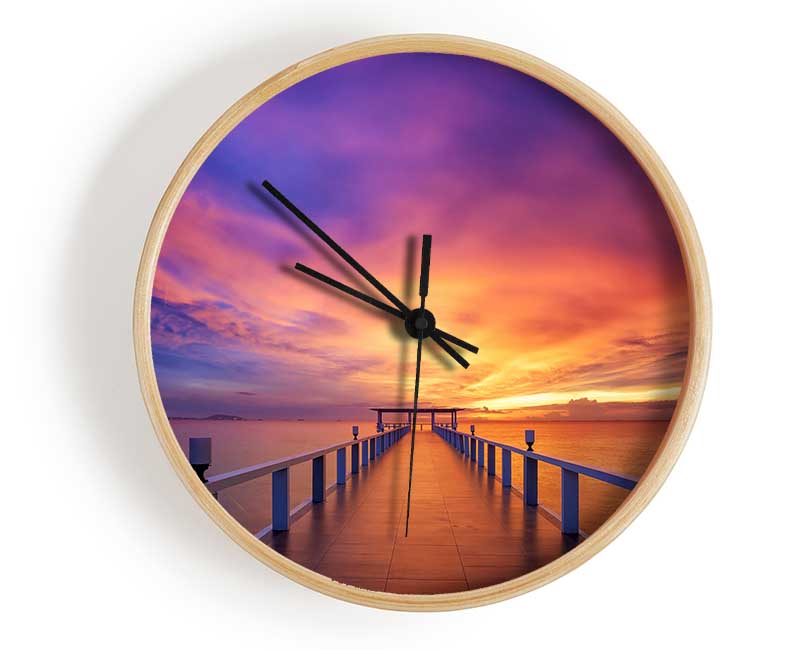 Tranquil Glow Clock - Wallart-Direct UK