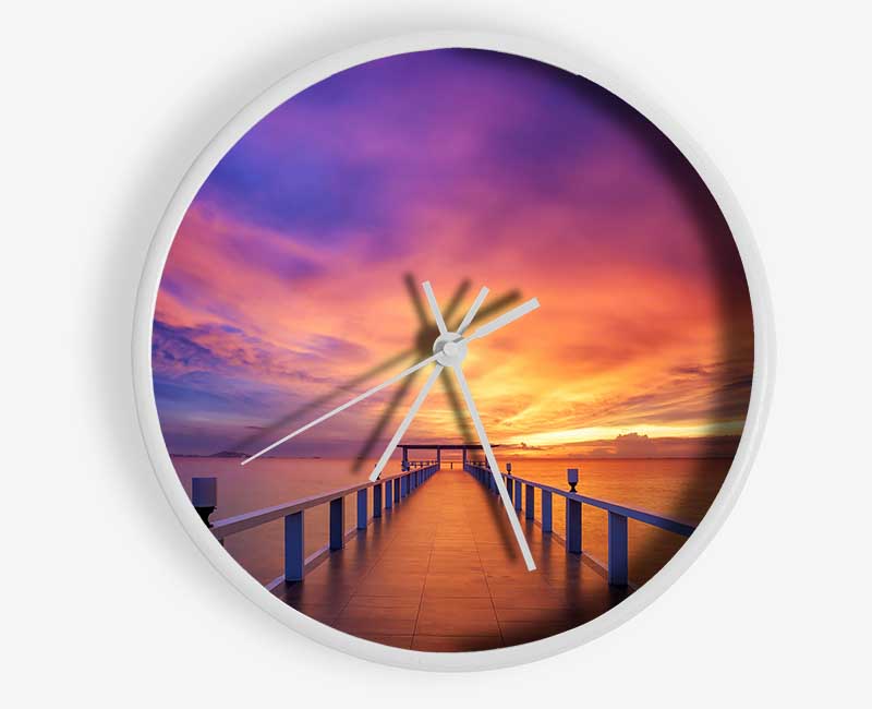 Tranquil Glow Clock - Wallart-Direct UK