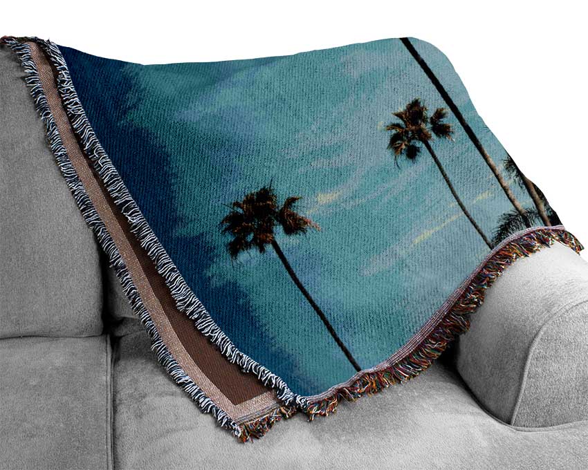 Retro Surf Woven Blanket