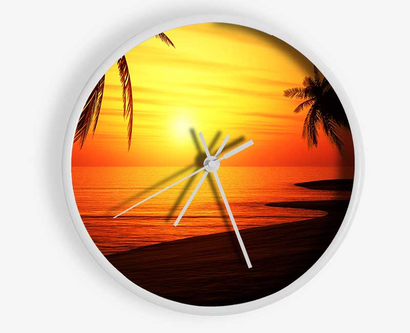 Sun Glow Clock - Wallart-Direct UK