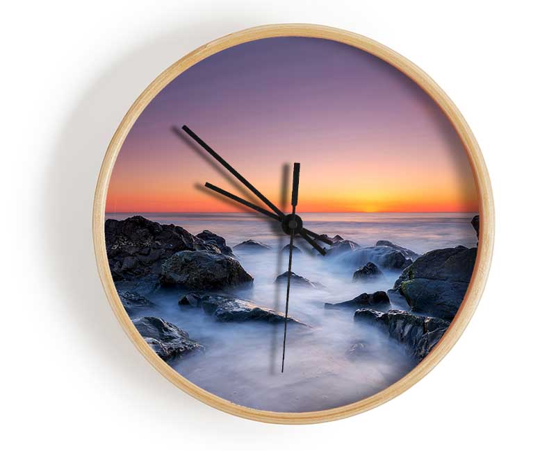 Ocean Rock Dream Clock - Wallart-Direct UK