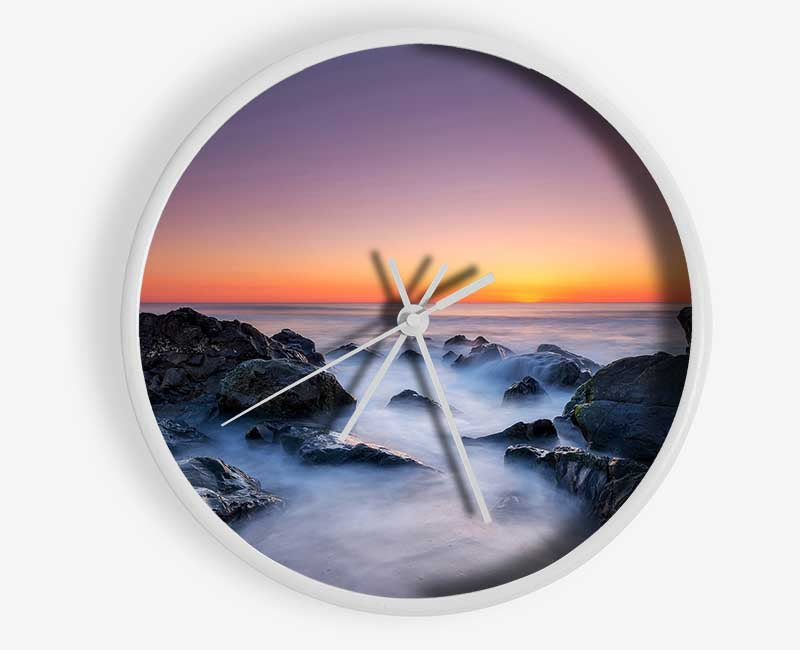 Ocean Rock Dream Clock - Wallart-Direct UK