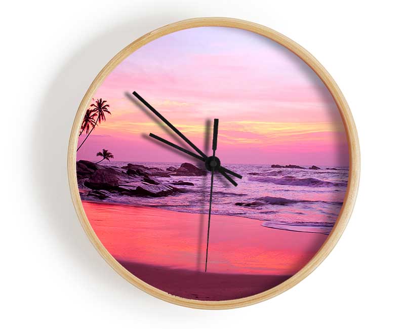 As The Ocean Moves Clock - Wallart-Direct UK