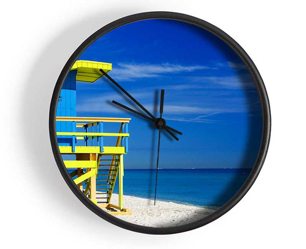 Life Guard Hut Clock - Wallart-Direct UK