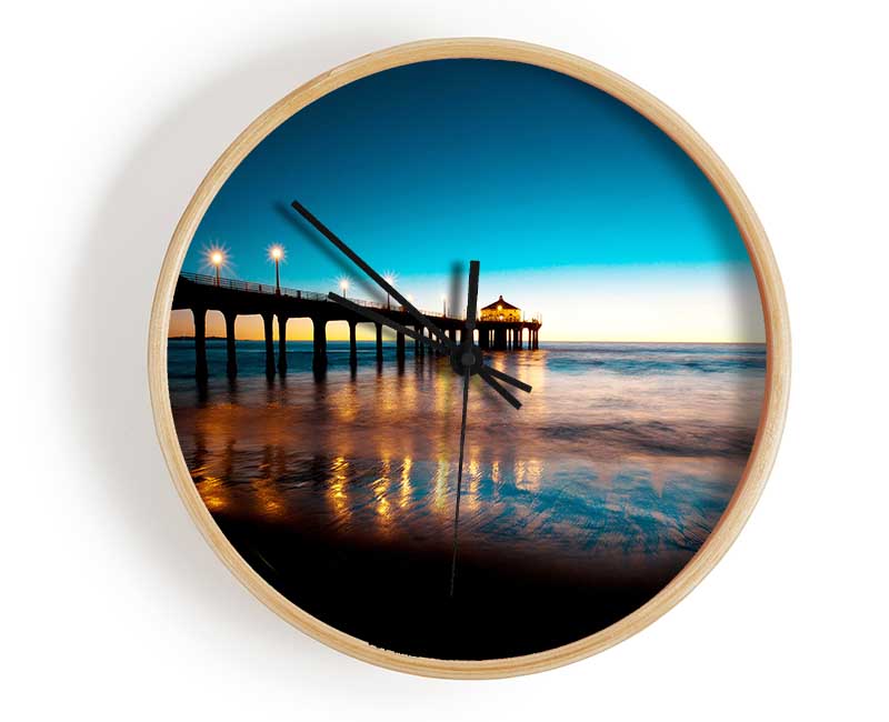 Pier Light Glow Clock - Wallart-Direct UK