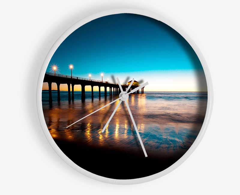 Pier Light Glow Clock - Wallart-Direct UK