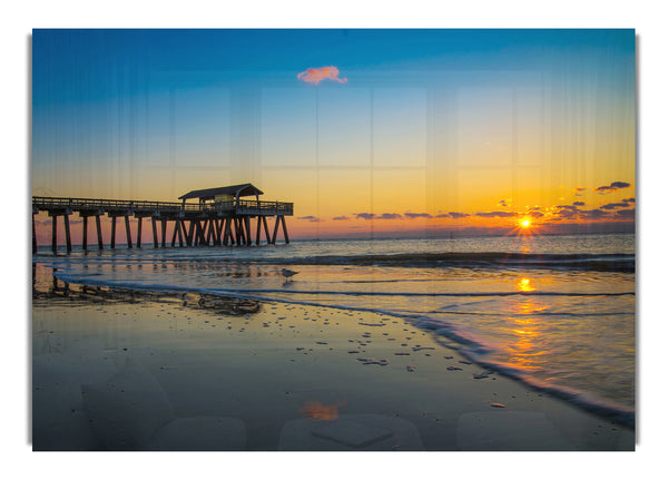 Pier At Sunset