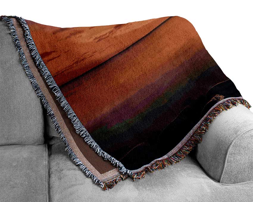 Rocks Of Time Woven Blanket