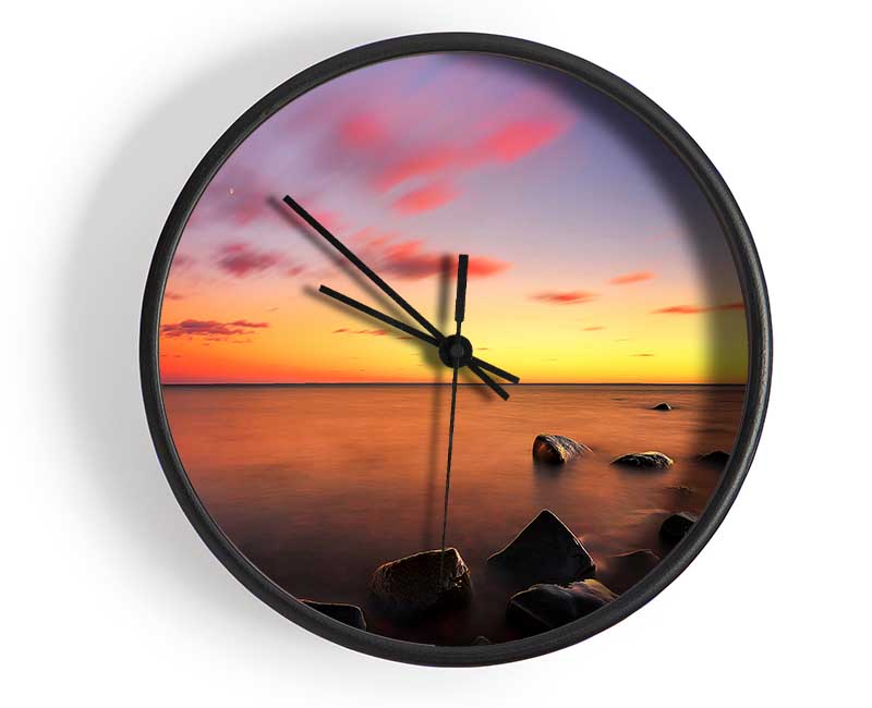 Rocks Of Time Clock - Wallart-Direct UK