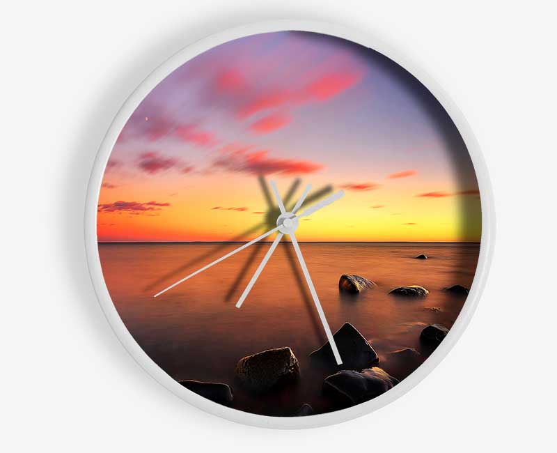 Rocks Of Time Clock - Wallart-Direct UK