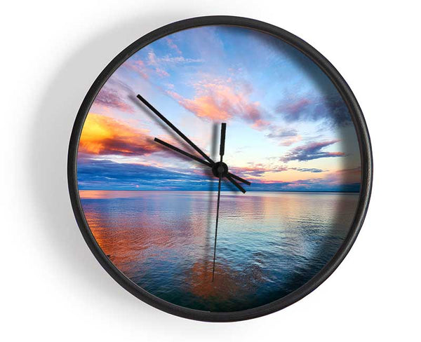 Nothing But Ocean Skies Clock - Wallart-Direct UK