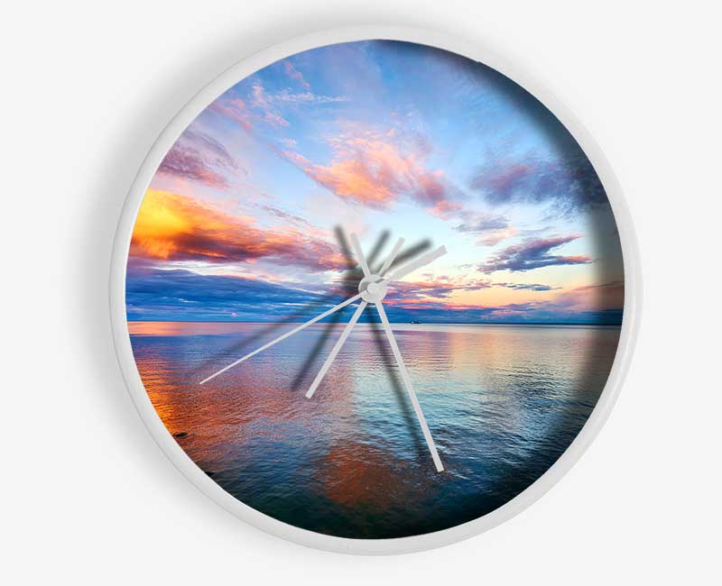 Nothing But Ocean Skies Clock - Wallart-Direct UK