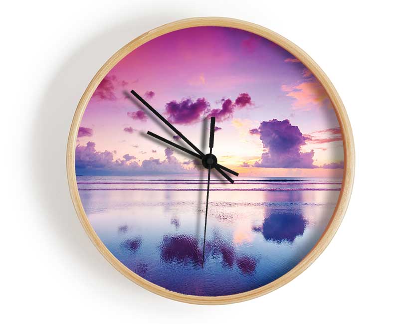 Reflections Of Paradise Clock - Wallart-Direct UK