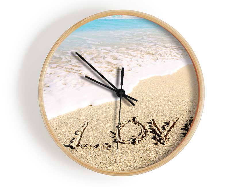 Just Love Clock - Wallart-Direct UK