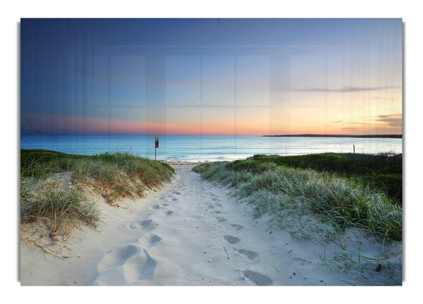 Strandspaziergang bei Sonnenaufgang