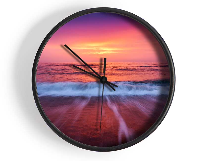 Stunning Ocean Movement Clock - Wallart-Direct UK