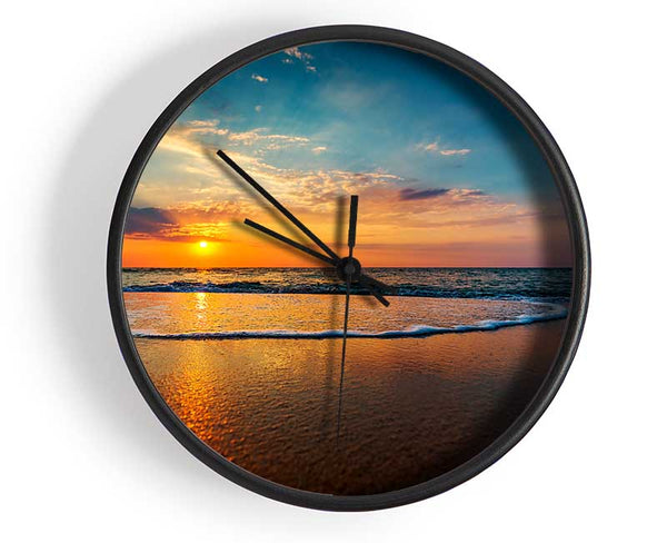 Sunset Movement Clock - Wallart-Direct UK