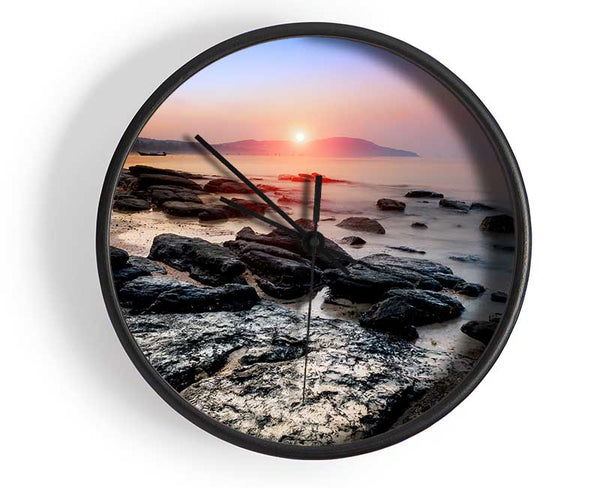 Ocean Rock Beauty Clock - Wallart-Direct UK