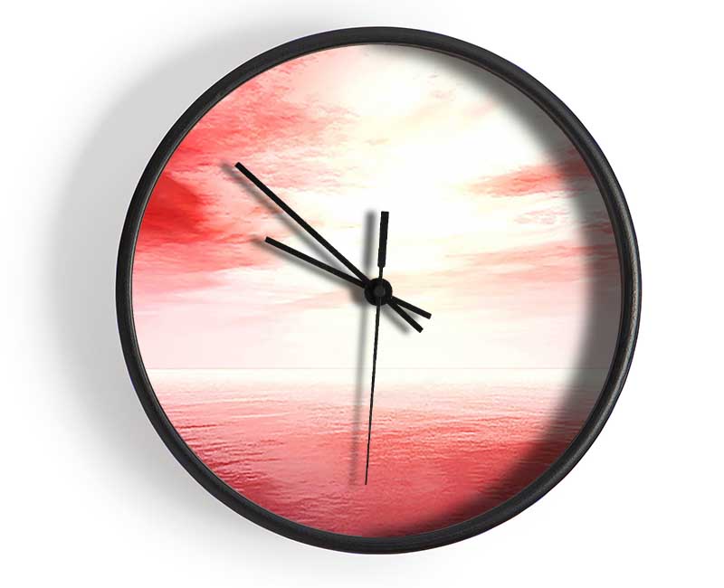 Just Pink Clock - Wallart-Direct UK