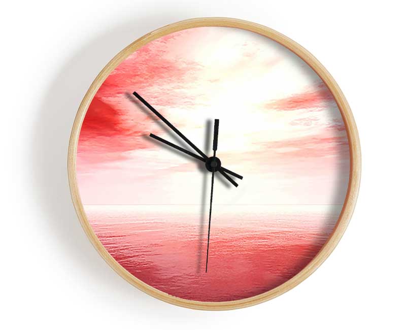 Just Pink Clock - Wallart-Direct UK