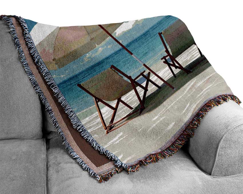 Paradise For Two Woven Blanket