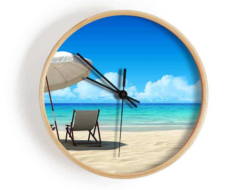 Paradise For Two Clock - Wallart-Direct UK