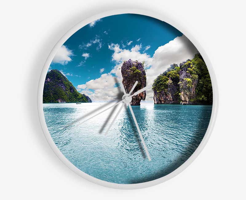 Thailand Monuments Clock - Wallart-Direct UK