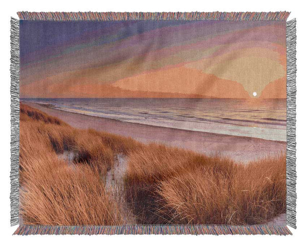 Sand Dune Sunset Woven Blanket