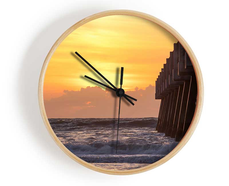 Mexican Sunset Clock - Wallart-Direct UK